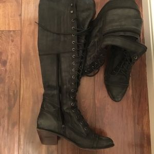 Over the Knee lace-up boots from Free People
